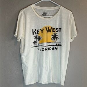 Blue 84 Key West Graphic Tee - Cream and Yellow